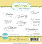 Taylored Expressions - Cling Stamp - Sincere Sentiments