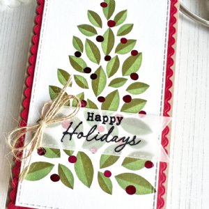 Taylored Expressions - Foil It - Mini Slim Holly Holiday