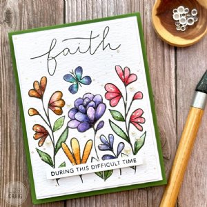 Taylored Expressions - Watercolor Panels - Faithful Flowers