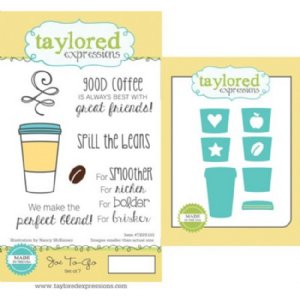 Taylored Expressions Joe To-Go Stamp & Die Set