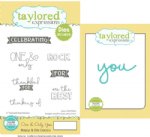 Taylored Expressions - Stamp & Die Combo - One & Only You
