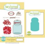 Taylored Expressions - Stamp & Die Combo -  Hugs & Kisses