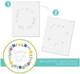Taylored Expressions - Layering Stencil - Spring Wreath
