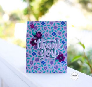 Taylored Expressions - Layering Stencil - Mixed Blooms