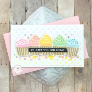 Taylored Expressions - Stencil & Clear Stamp Combo - Sweet Shoppe