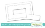 Taylored Expressions - Masking Stencils - Mini Slim Thin Rectangle