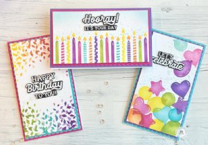 Taylored Expressions - Triple Slim Layering Stencil - Celebrate