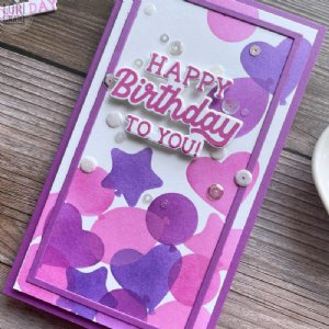 Taylored Expressions - Triple Slim Layering Stencil - Celebrate