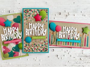 Taylored Expressions - Triple Slim Layering Stencil - Celebrate