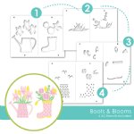 Taylored Expressions - Layering Stencil - Boots & Blooms