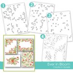 Taylored Expressions - Layering Stencil - Create-in-Quads - Ever in Bloom