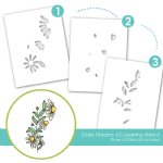 Taylored Expressions - Layering Stencil - Daisy Dreams