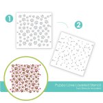 Taylored Expressions - Stencil -  Puppy Love Layering