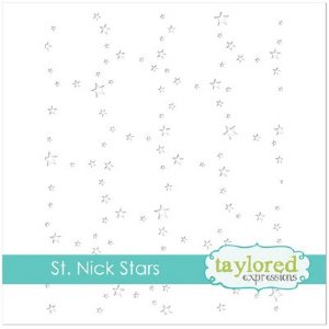 Taylored Expressions - Stencil - St. Nick Stars