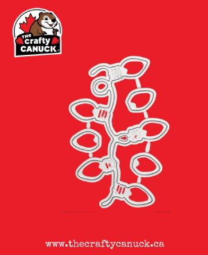 The Crafty Canuck - Dies - String of Christmas Lights