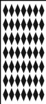 The Crafters Workshop - Stencil - Slimline - Harlequin