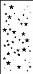 The Crafters Workshop - Stencil - Slimline - Star Sparkle