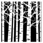 The Crafter's Workshop - 12X12 Stencil - Aspen Trees