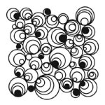 The Crafter's Workshop - 6X6 Stencil - Mod Spirals