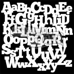 The Crafter's Workshop - 6X6 Stencil - Alphabetica