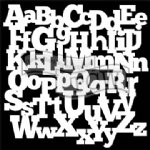 The Crafter's Workshop - 6X6 Stencil - Alphabetica