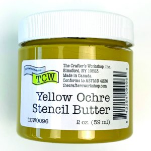 The Crafter's Workshop - Stencil Butter - Yellow Ochre (2oz)