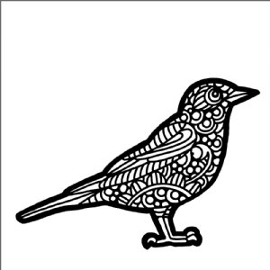 The Crafter's Workshop - 6X6 Stencil - American Robin