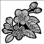 The Crafter's Workshop - 6X6 Stencil - Apple Blossom