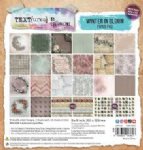 Text{ures} - 8X8 Paper Pad - Winter in Bloom