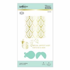 Glimmer - Hot Foil Plate & Dies - Lovely Ladybug