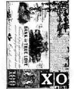 Tim Holtz - Components Cling Stamp - Love