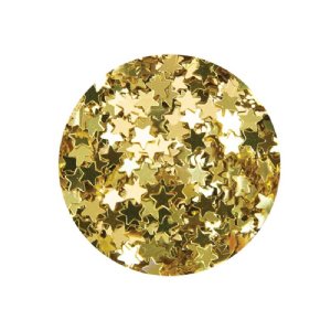 Nuvo - Embellishments - Confetti Golden Stars (35ml)