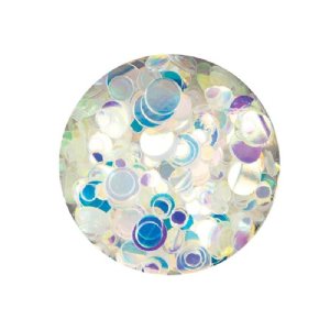 Nuvo - Embellishments - Confetti  Iridescent Opal Circles (35ml)