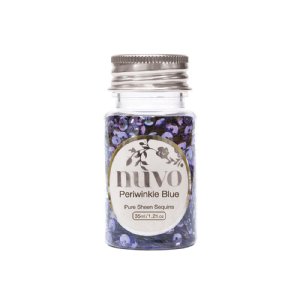 Nuvo - Embellishments - Sequins Periwinkle Blue