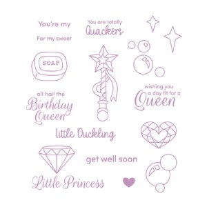 Tonic - Clear Stamp - Princess Ducky