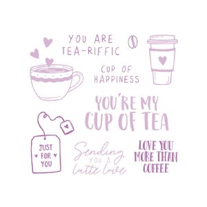 Tonic - Clear Stamp - Tea & Coffee