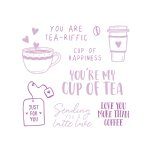 Tonic - Clear Stamp - Tea & Coffee