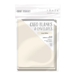 Tonic - Card Blanks - Ivory White A2