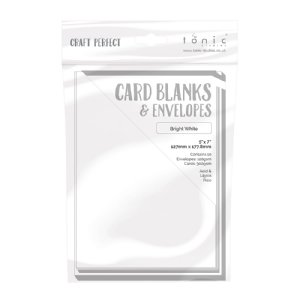 Tonic - Card Blanks - Bright White 5X7