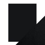 Tonic Studios - 8.5X11 Weave Textured Cardstock - Jet Black (10/Pk)