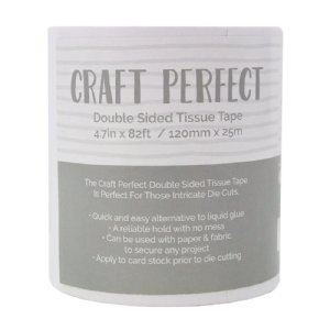 Tonic Studios - Craft Perfect Double Sided Tissue Tape - 4.7" x 82ft (120mm x 25m)