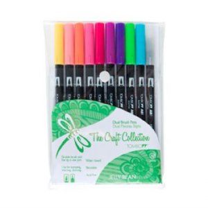 Tombow - 10 Colour Marker Set - Jellybean