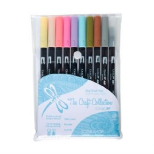 Tombow - 10 Colour Marker Set - Soda Shop