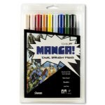 Tombow - 10 Colour Marker Set - Manga Shonen
