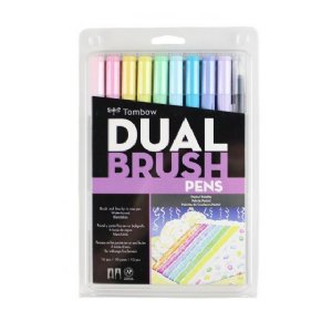 Tombow - 10 Colour Marker Set - Pastel Palette