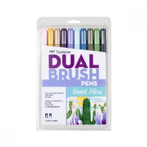 Tombow - 10 Colour Marker Set - Desert Flora