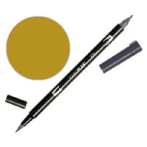 Tombow - Dual Tip Marker - Green Ochre 076