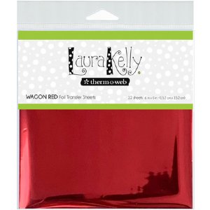 Laura Kelly - Foil Transfer Sheets - Wagon Red