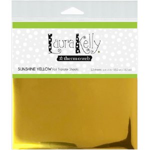 Laura Kelly - Foil Transfer Sheets - Sunshine Yellow