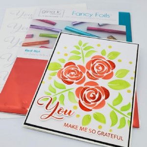 Gina K - Fancy Foils - Red Hot